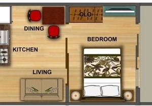1-Bedroom @ ACQUA Sutherland 2102