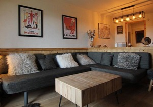 10m from resort center, 3rd floor, balcony, tv, ski locker, 26m², Alpe d'Huez