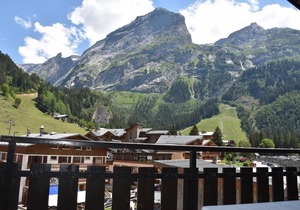 10m from ski slopes, 4th floor, balcony, parking, tv, ski locker, 24m², Pralognan-la-Vanoise