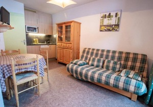 130m from ski slopes, 5th floor, balcony, parking, tv, ski locker, 27m², La Norma