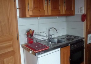 150m from ski slopes, floor -1, balcony, tv, ski locker, 21m², Aussois