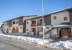 150m from ski slopes, floor -1, balcony, tv, ski locker, 21m², Aussois