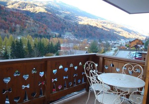 1st floor, balcony, tv, ski locker, 40m², Courchevel