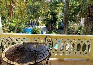 2BD guest-friendly condo in downtown Cabarete, gated residence with pool