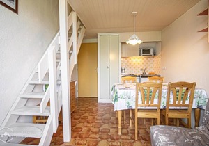 300m from ski slopes, 3rd floor, view open, balcony, tv, ski locker, 34m², Aussois
