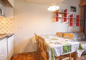 300m from ski slopes, 3rd floor, view open, balcony, tv, ski locker, 34m², Aussois