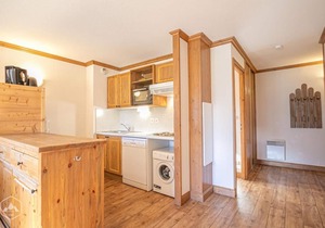 300m from ski slopes, floor -2, fitness, balcony, tv, ski locker, 50m², Aussois
