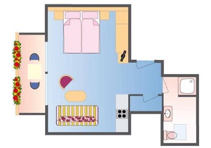35 m² Apartment ∙ 2 guests