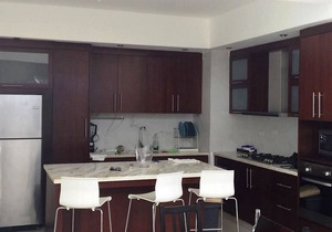 3BD villa with private pool in beachfront resort. Tennis/basket/waterpark/gym!