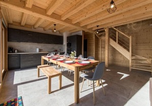 5 Attic bedrooms appartment on the ski slopes - up to 12 guests