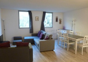 50m from shops, 1st floor, view mountain, tv, 60m², Flaine