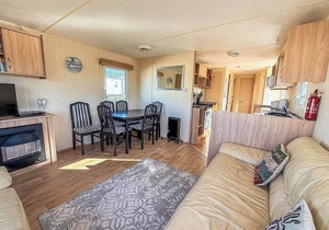 6 berth caravan for hire with decking at Manor Park in Norfolk ref 23017S