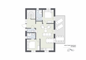 64 m² Apartment ∙ 2 bedrooms ∙ 6 guests