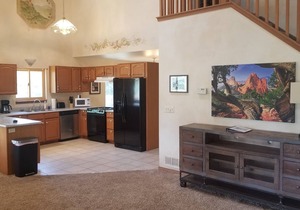 A Mountain retreat that is close to the action, but just far enough from it.