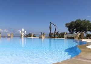 Agriturismo Terrazze sul Tirreno, two rooms apartment with patio and sea view