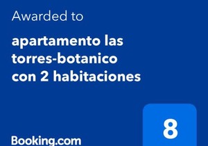 apartamento las torres-botanico con 2 habitaciones