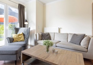 Apartment 2 with terrace in the Baltic Sea Lodge house in Scharbeutz