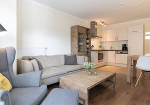 Apartment 2 with terrace in the Baltic Sea Lodge house in Scharbeutz