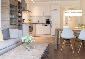 Apartment 2 with terrace in the Baltic Sea Lodge house in Scharbeutz