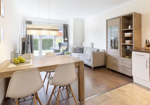 Apartment 2 with terrace in the Baltic Sea Lodge house in Scharbeutz