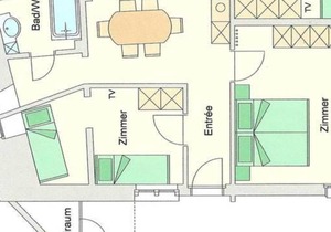 Apartment ∙ 3 bedrooms ∙ 5 guests