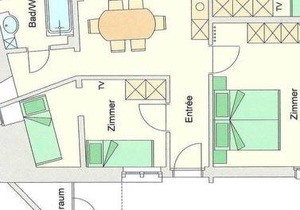 Apartment ∙ 3 bedrooms ∙ 5 guests
