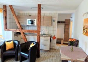 Apartment "Barbarine", living/bedroom - Ferienhof Müller
