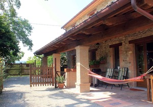Apartment in Pennabilli with Garden, Garden Furniture, BBQ