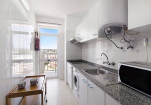 Apartment São Rafael 11ºD - Vista Mar with Wi-Fi, Garden & Balcony