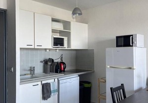 Appartement 2 pièces cabine - 5 pers, clim, parking privé, à 50m de la plage - FR-1-388-34