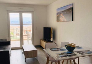 Appartement cosy avec terrasse, proche plage, parking, WiFi - FR-1-63-265