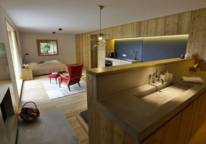 Aufberg 1110 - Garden apartment in an architectural chalet with its own garden