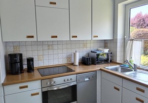 Beautiful vacation apartment with large outdoor terrace near the dike