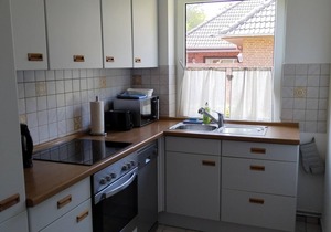 Beautiful vacation apartment with large outdoor terrace near the dike