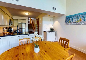 Beautifully renovated, ski-In/out condo with fireplace, WiFi, AC, & W/D