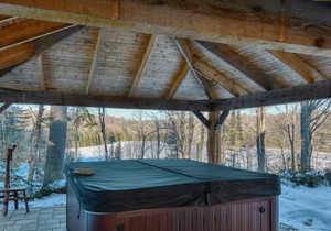 BEAVERS POND INSIDE POOL AND SAUNA