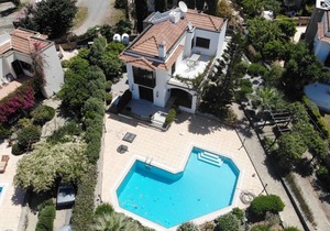Bellapais Villa with private pool and Sea Views with interior designed finish