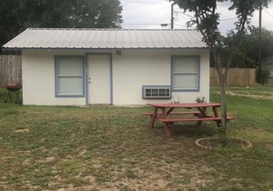 Cabin is part of Texas Hills RV Haven on Lake Buchanan
