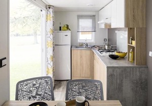 Camping Le Clos de Balleroy *** - Mobile home Rapidhome Lodge 3 Rooms 4/6 People