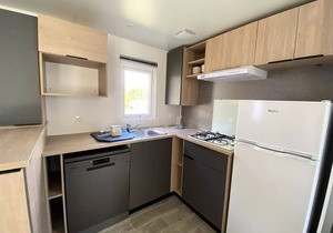 Camping maeva Escapades La Clairière * - Mobile Home Premium+ 3 Rooms 4 People Air Conditioned + TV