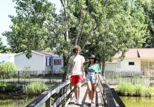 Camping Ushuaïa Le Parc de La Grève **** - Mobil Home Plaisir 4 Rooms 6 People + TV