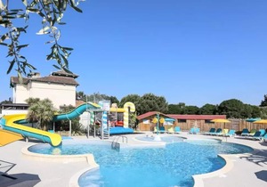 Camping Ushuaïa Le Parc de La Grève **** - Mobil Home Plaisir 4 Rooms 6 People + TV