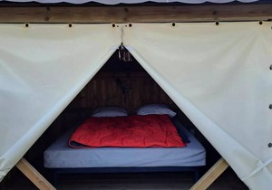 Campsite Kerlaz * - 2-room Etoile Camp cabin for 2 people Without sanitary facilities