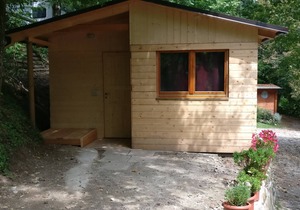 Caravan "Le Sorgenti - Chalet 42" with Mountain View & Private Garden