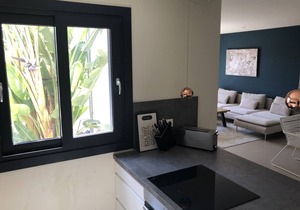 " CASA PENYES IV " Sea view, license, WLAN, saltwater pool with counter-current.