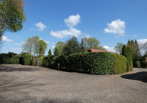 Chalet for rent in wooded area