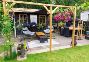 Chalet Kajuit 443, vakantiepark Bergumermeer