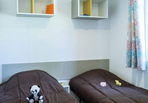 Chambon Gorges Campsite* - Mobil home Espace Confort 4 rooms 6 people Air-conditioned
