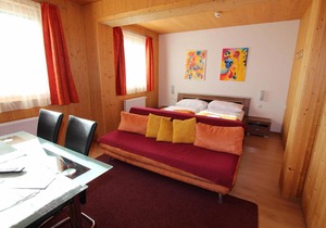 Combi of two apartments next to the ski lift and ski slope