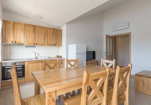 Comfortable and spacious apartment with terrace and sea view Šimuni, Pag (A-18386-c)